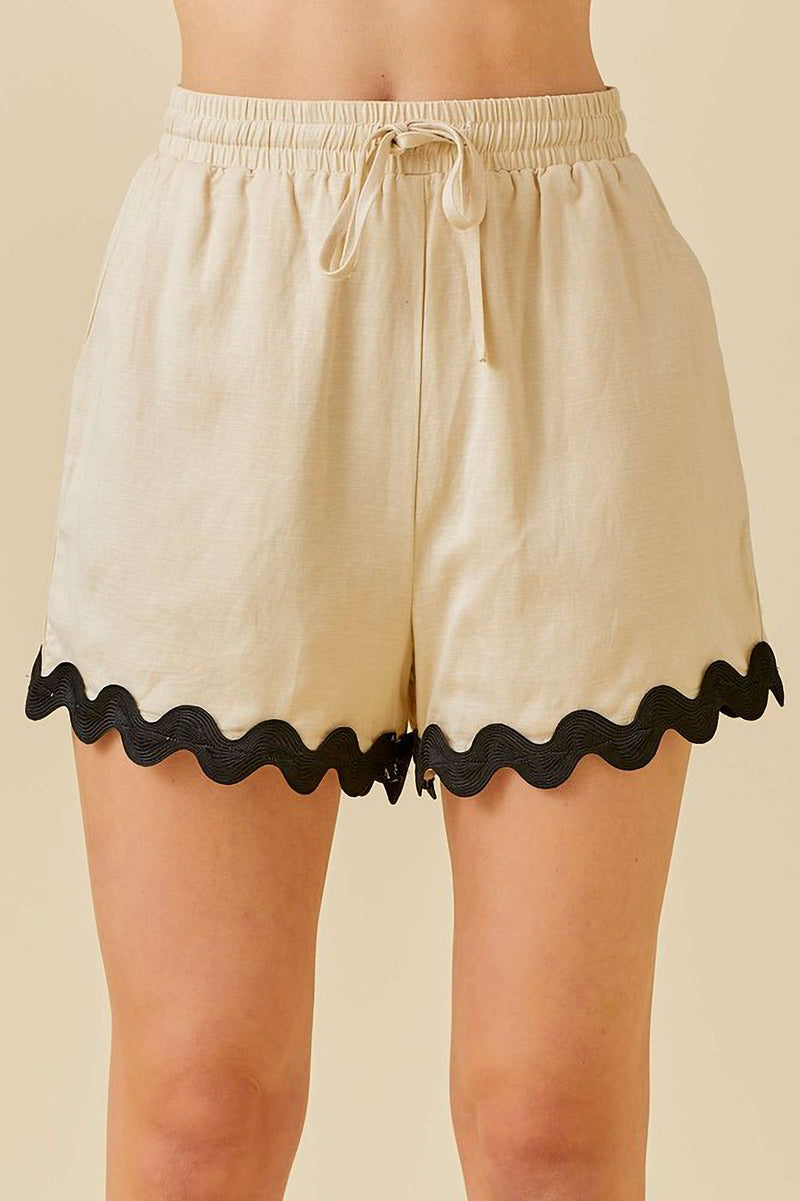 Ric Rac Trim Shorts