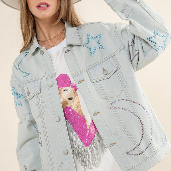 rosarymoon デニムジャケット Denim Jacket - ROSARYMOON OFFICIAL WEB