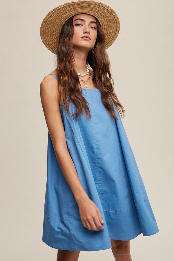 Tie Strap Swing Dress