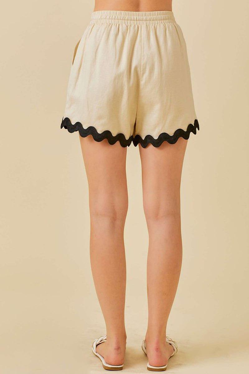 Ric Rac Trim Shorts