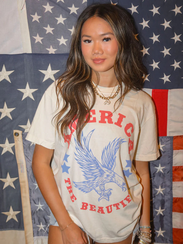 Friday + Saturday America The Beautiful Tee