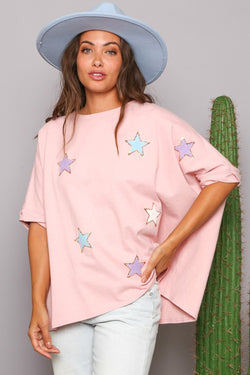 Oversized Star Patch Tee