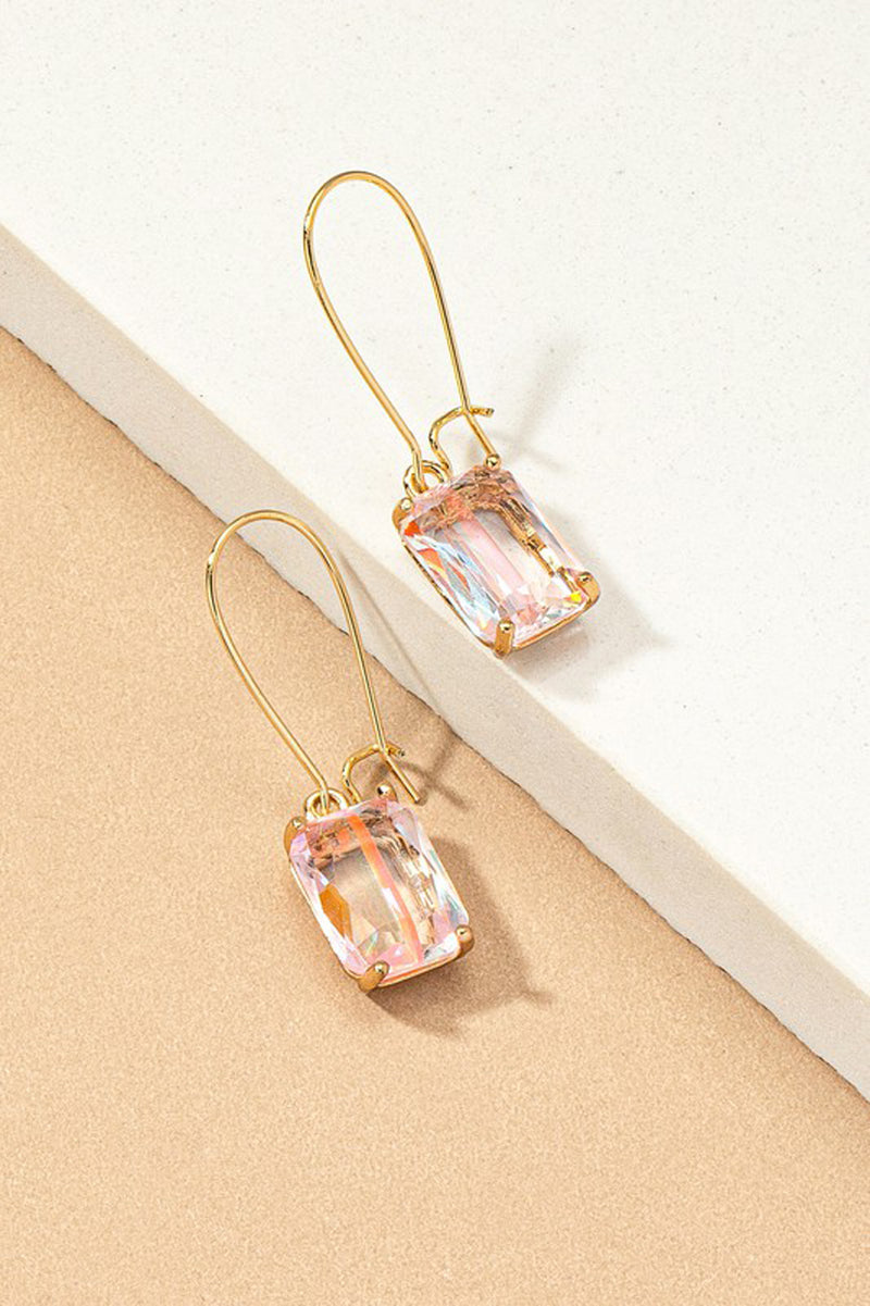 Gem Stone Wire Earrings