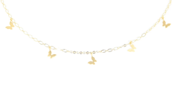 Gold Butterfly Choker